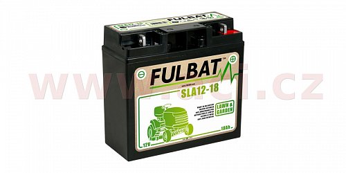baterie 12V, SLA12-18, 18Ah, 260A, bezúdržbová MF AGM 181x76x167, FULBAT (aktivovaná ve výrobě)